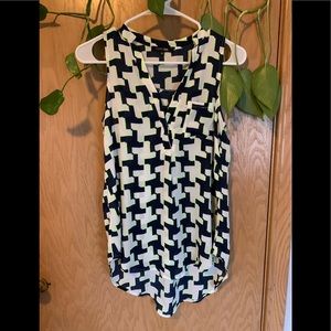 Papermoon navy/white/neon tank